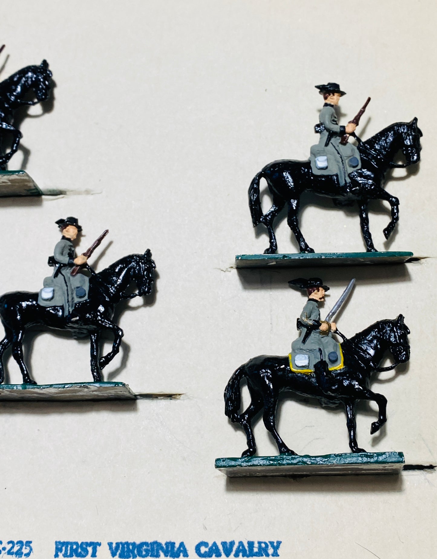 Confederate 1st Virginia Cavalry Soldiers by ModelToys USA 30mm American Civil War MTC10