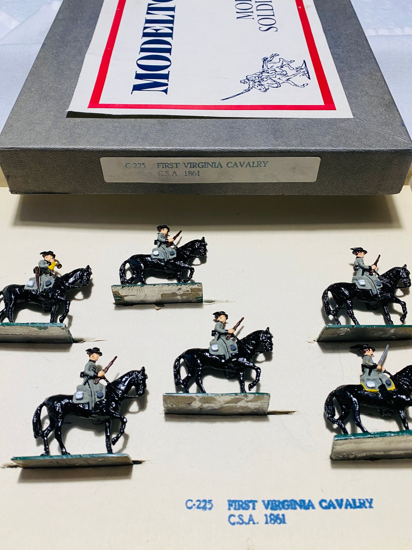 Confederate 1st Virginia Cavalry Soldiers by ModelToys USA 30mm American Civil War MTC10