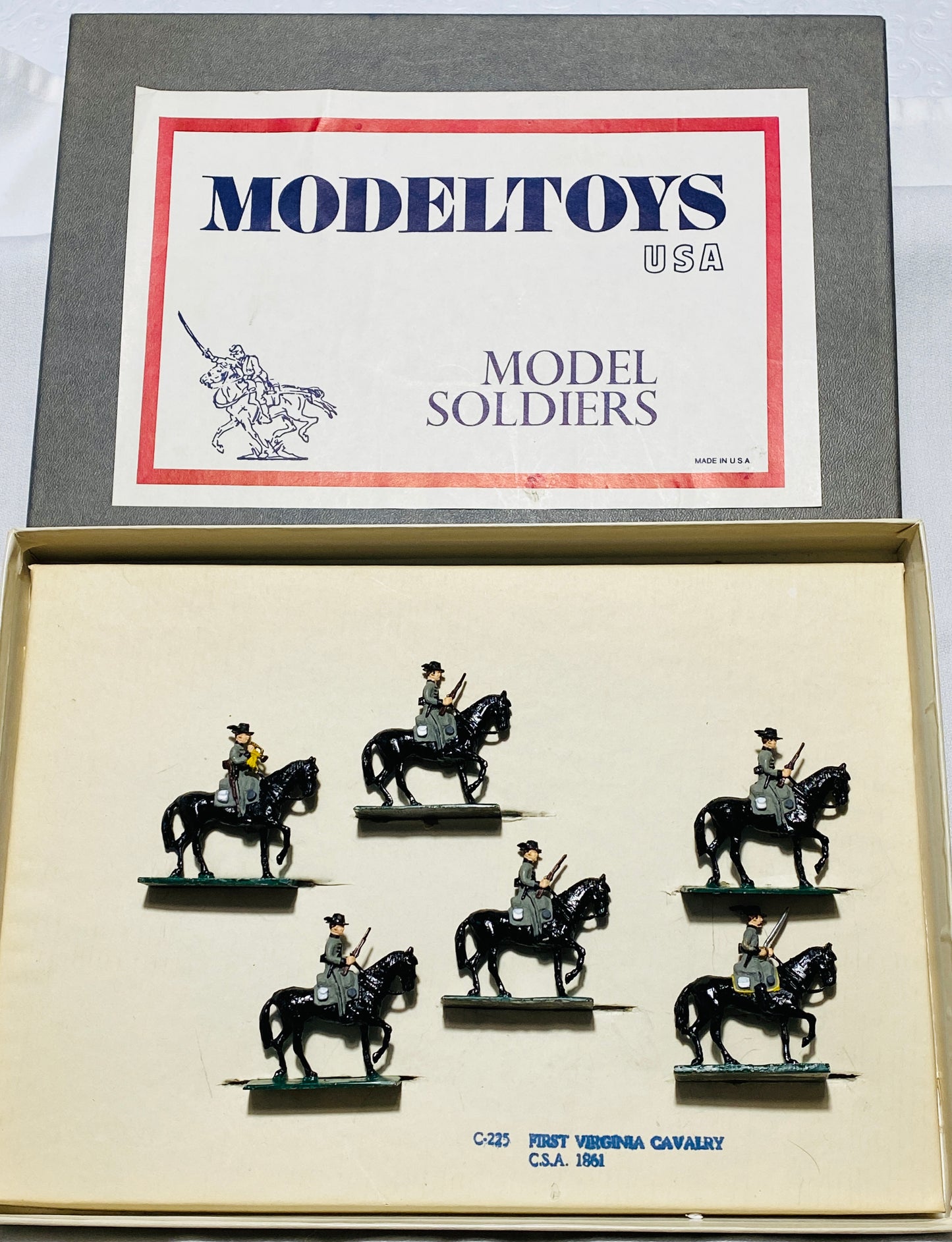 Confederate 1st Virginia Cavalry Soldiers by ModelToys USA 30mm American Civil War MTC10