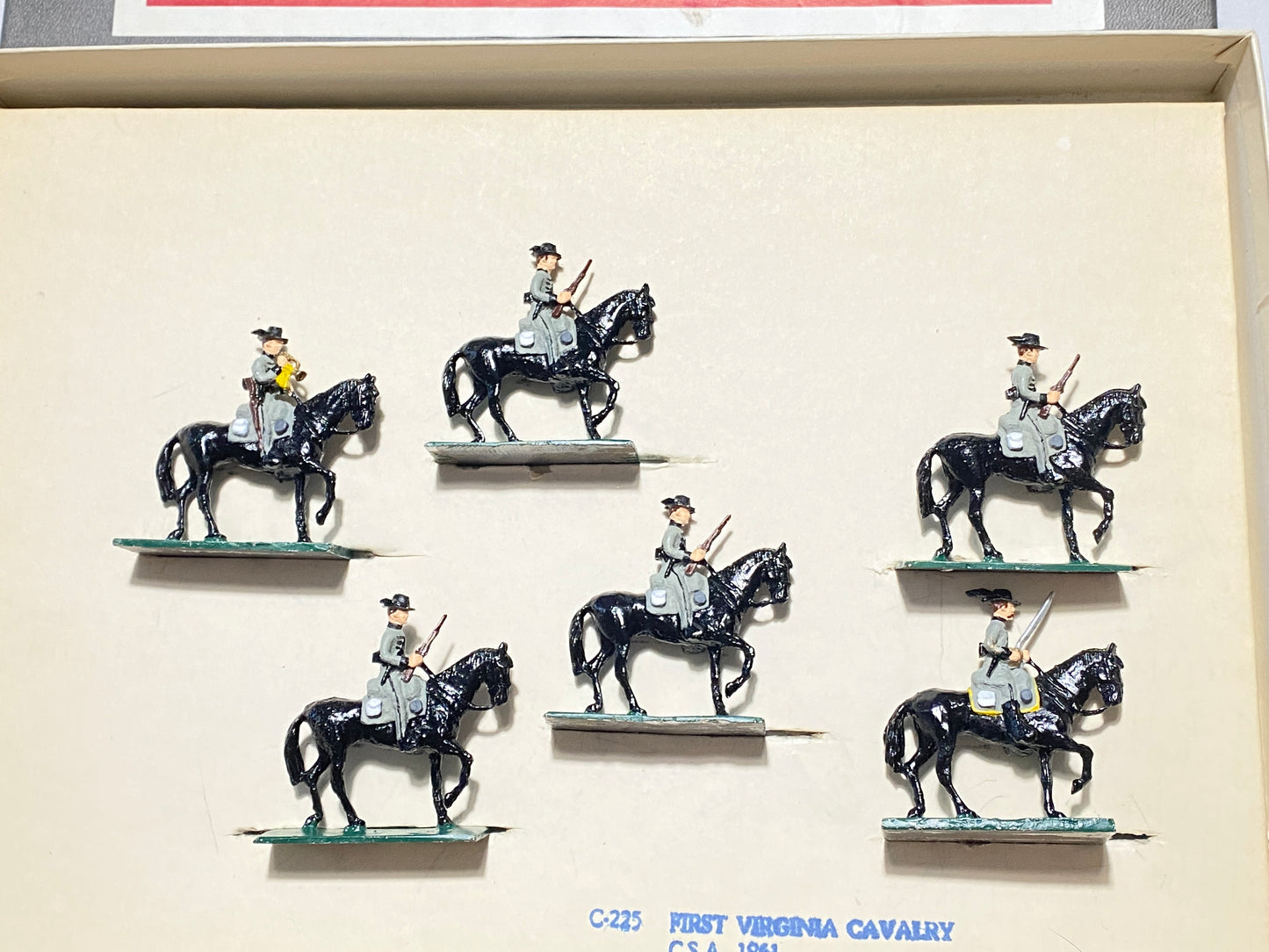 Confederate 1st Virginia Cavalry Soldiers by ModelToys USA 30mm American Civil War MTC10
