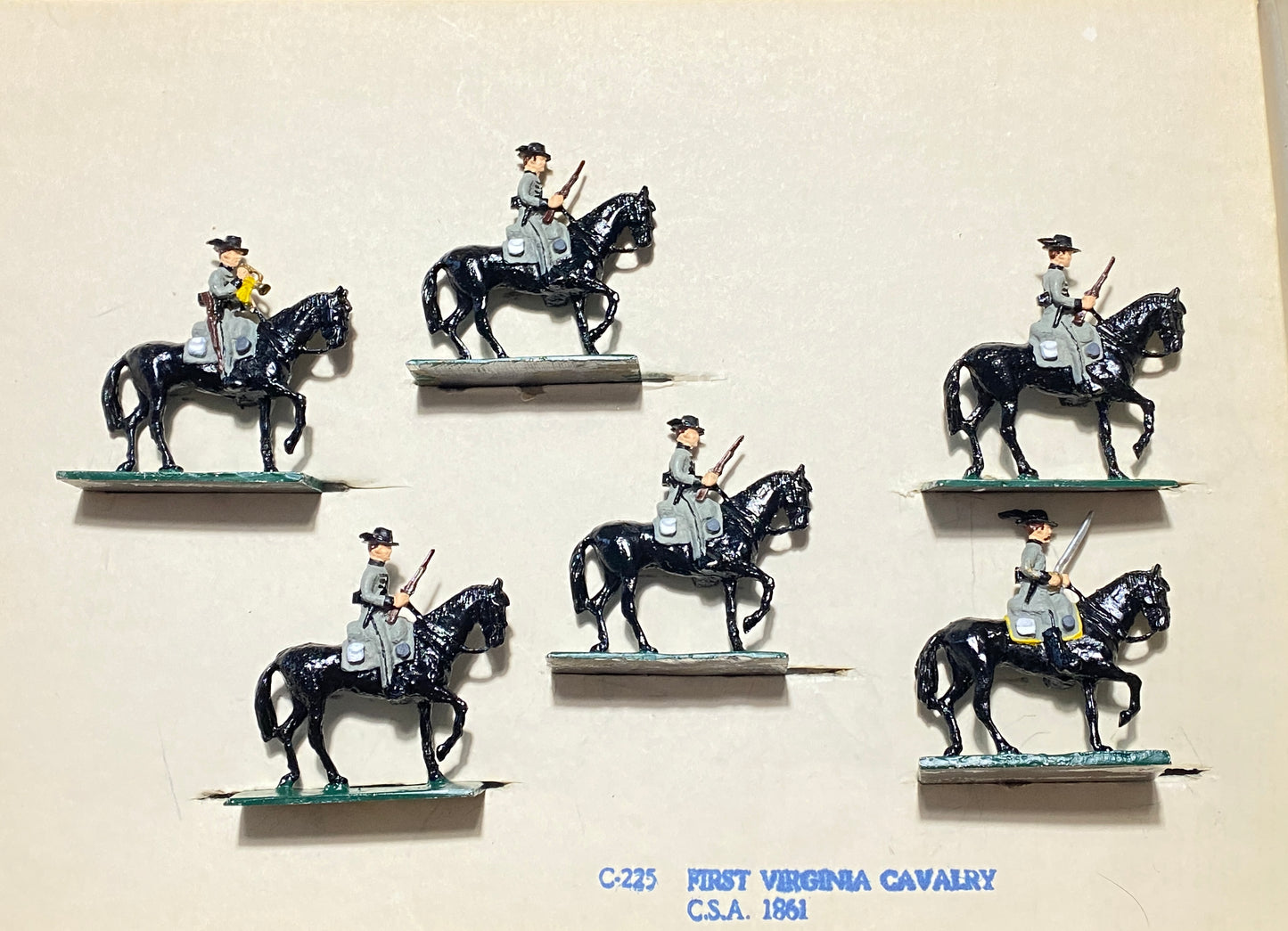 Confederate 1st Virginia Cavalry Soldiers by ModelToys USA 30mm American Civil War MTC10