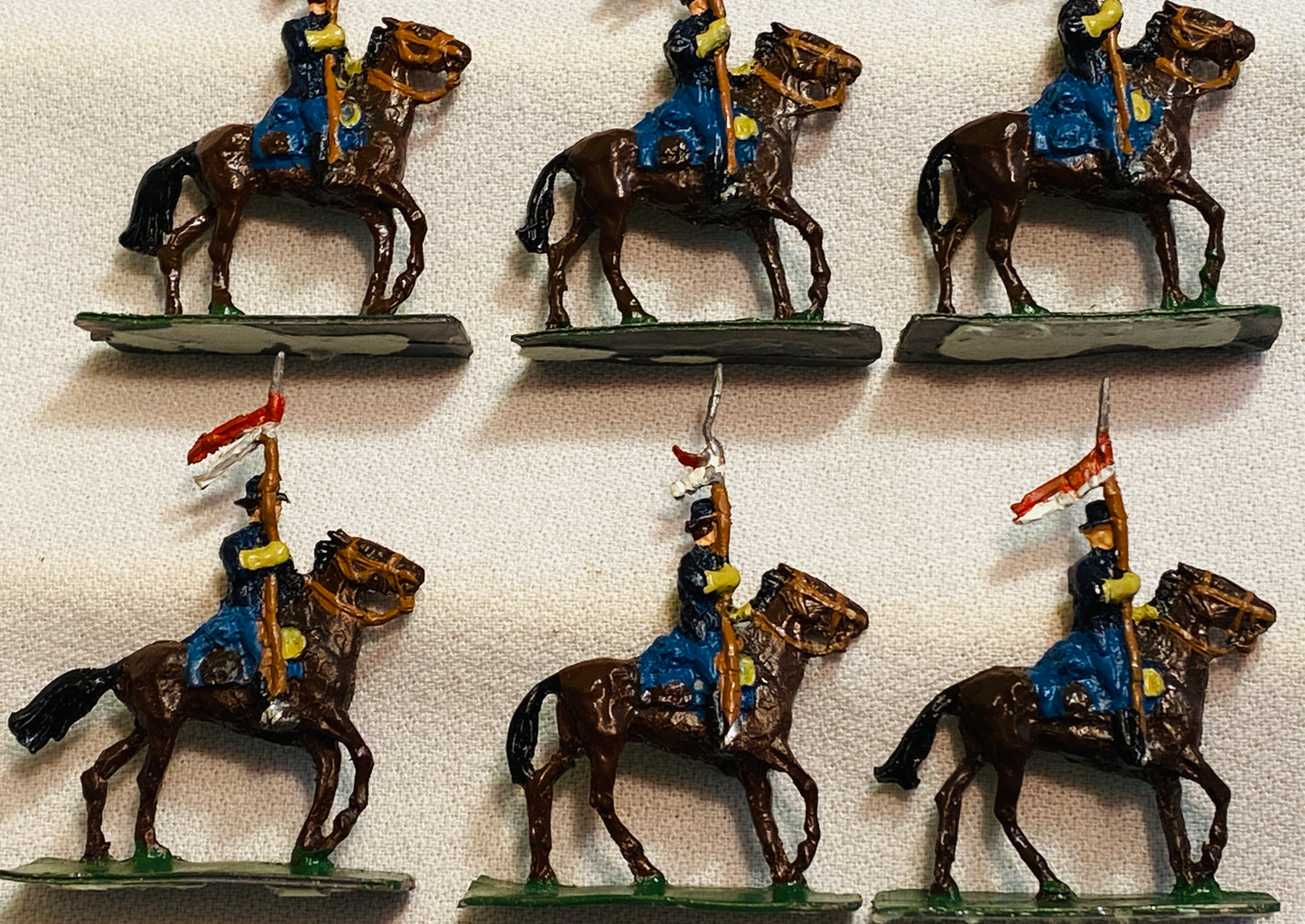 X- SAE 30mm  American Civil War Marching Union Cavalry Lancers