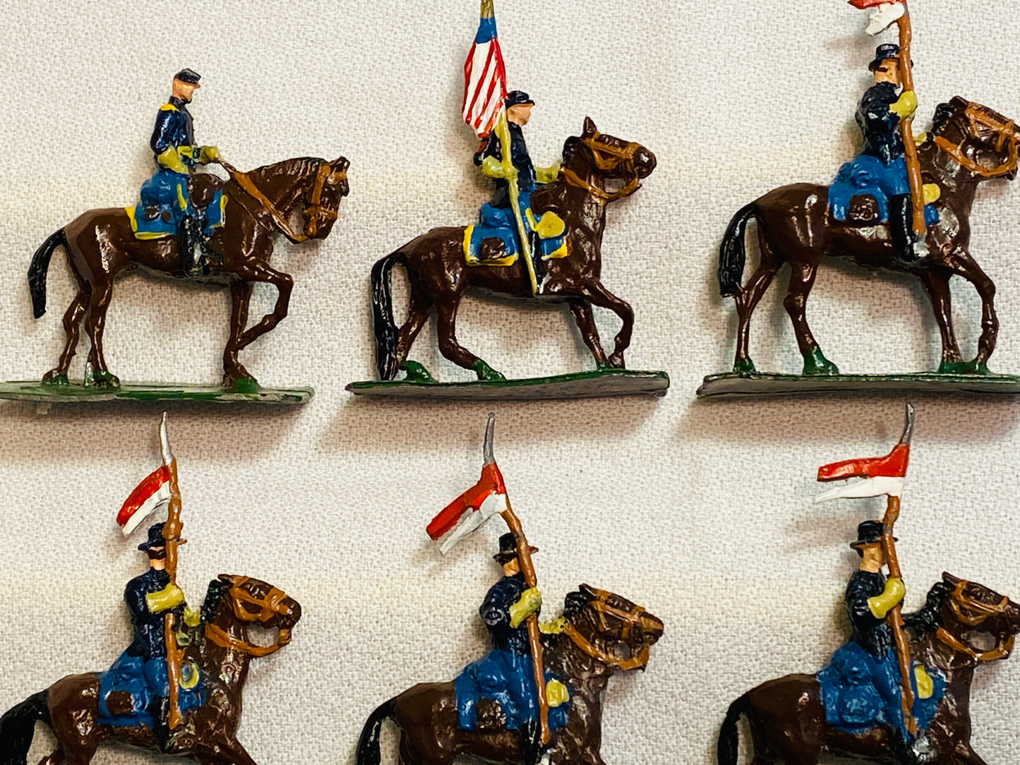 X- SAE 30mm  American Civil War Marching Union Cavalry Lancers