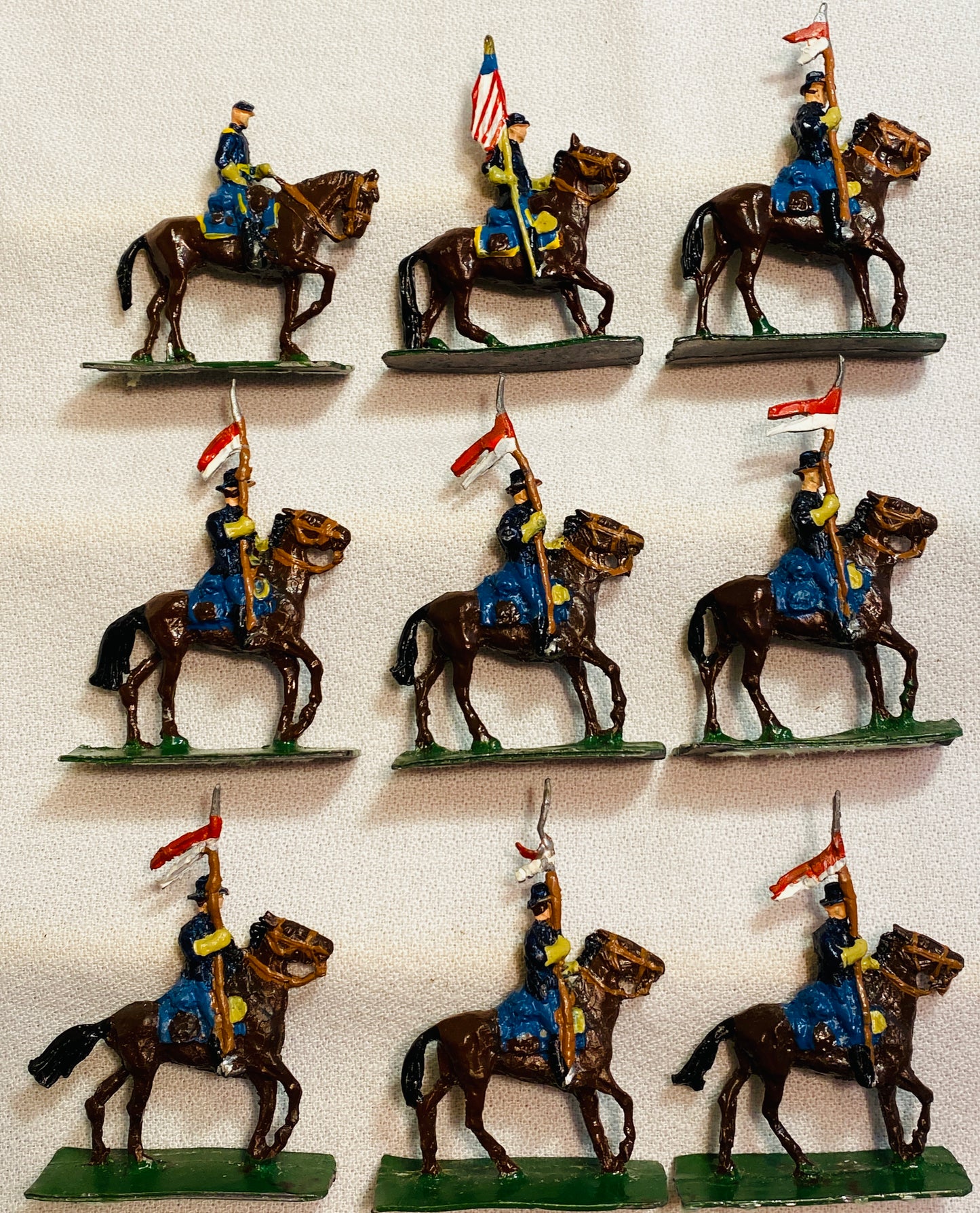 X- SAE 30mm  American Civil War Marching Union Cavalry Lancers