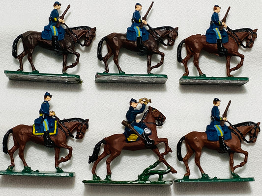 X- SAE Compatible 30mm ModelToys USA Civil War Union Cavalry Soldiers