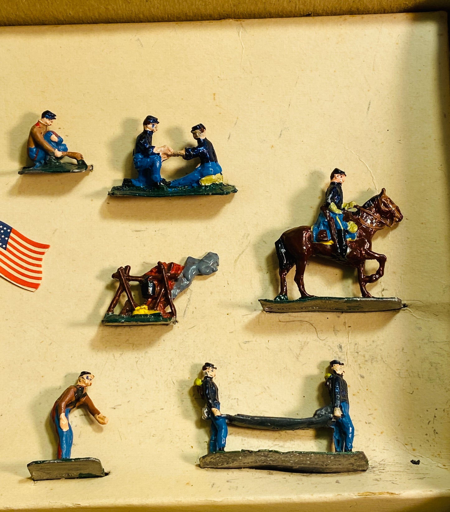 X- SAE 30mm  American Civil War Union Set No. 1067 Infantry Camp & Hospital Set w/ Box