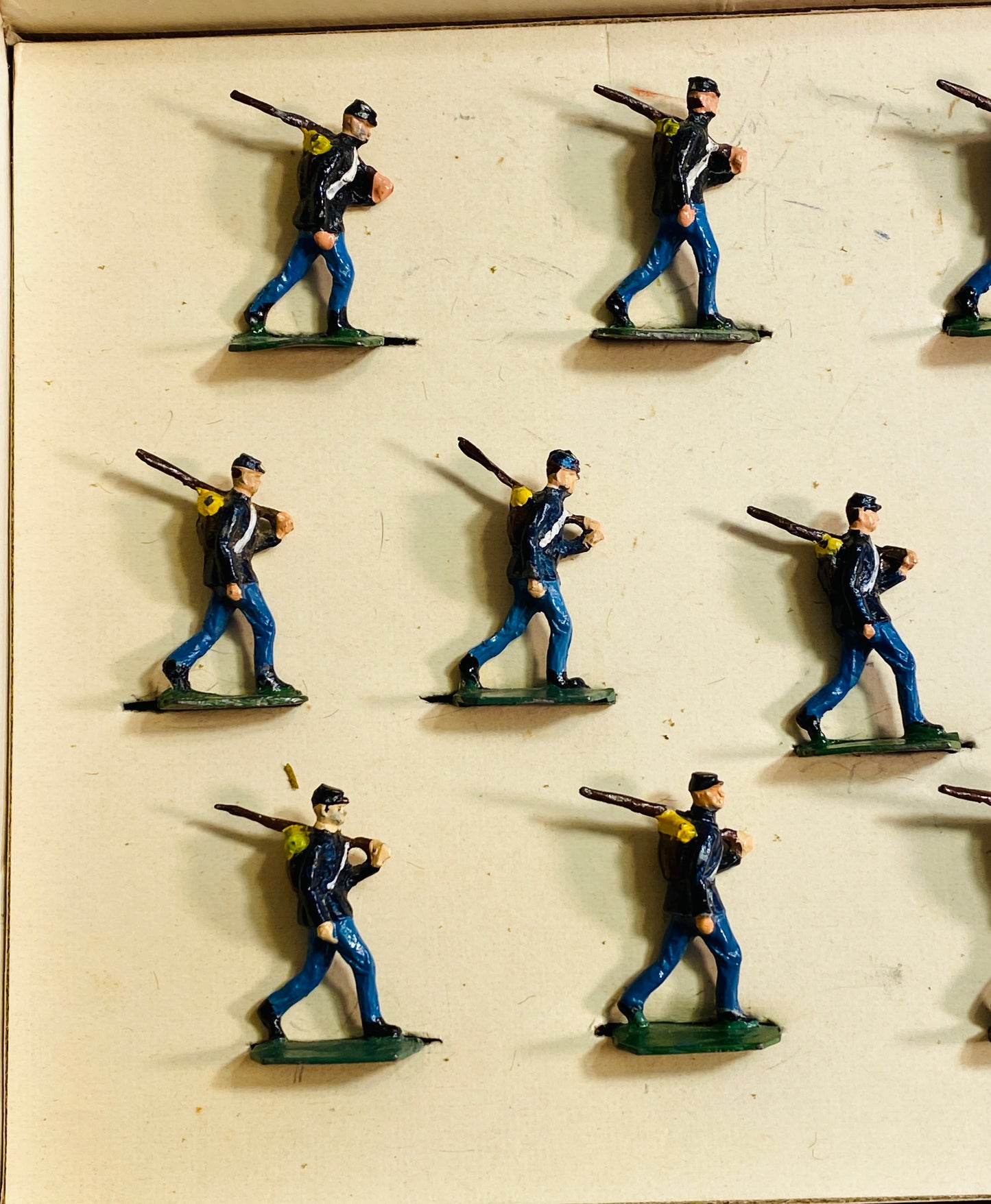 X - SAE 30mm  American Civil War Union Infantry Marching In Box