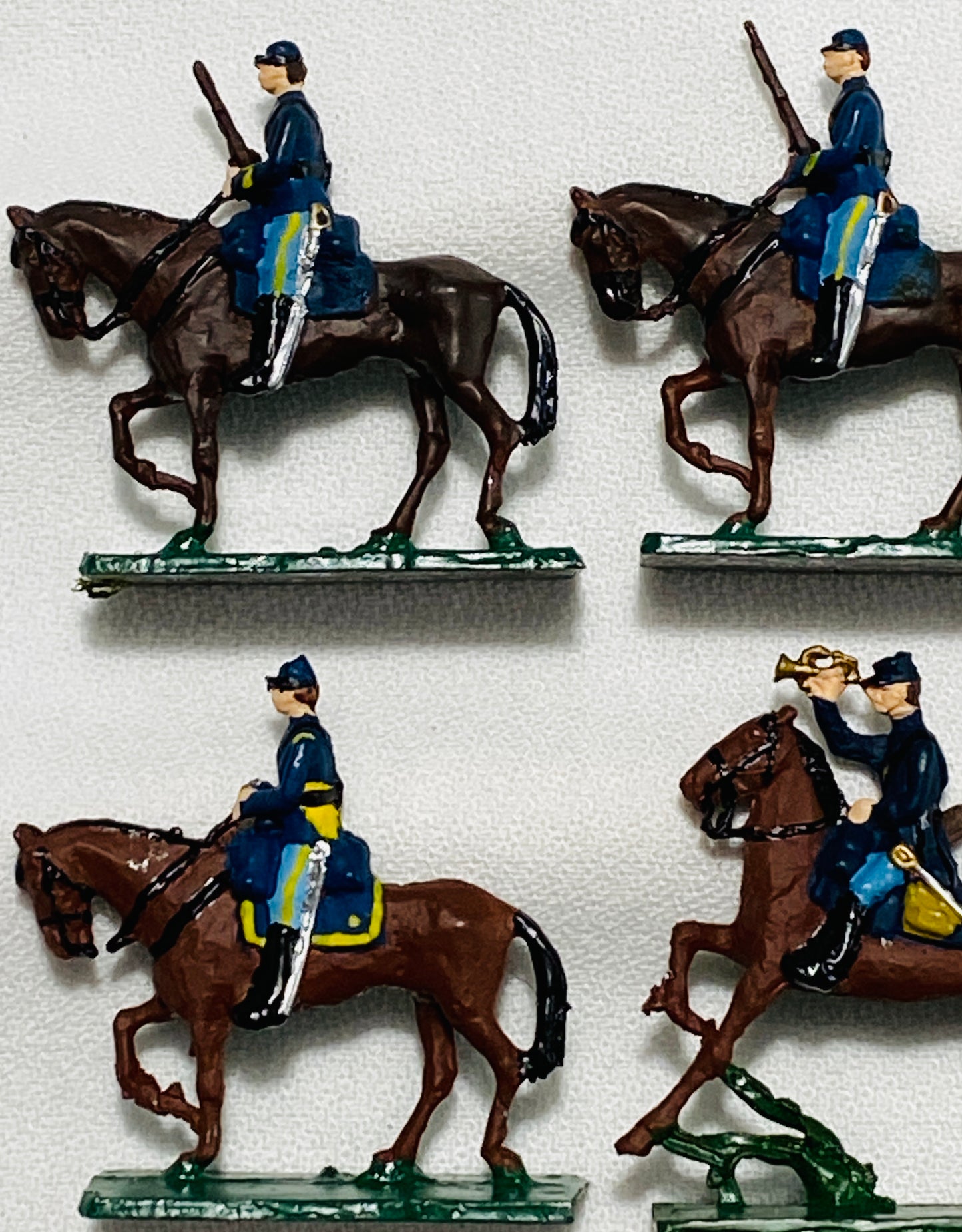 X- SAE Compatible 30mm ModelToys USA Civil War Union Cavalry Soldiers