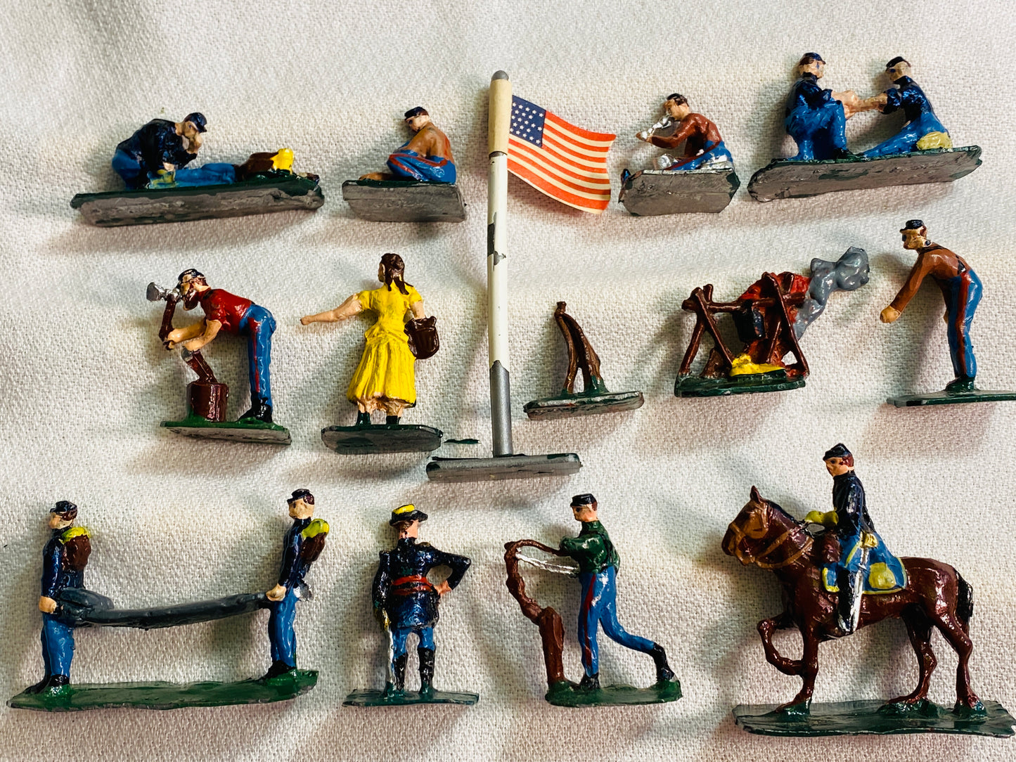 X- SAE 30mm  American Civil War Union Set No. 1067 Infantry Camp & Hospital Set w/ Box