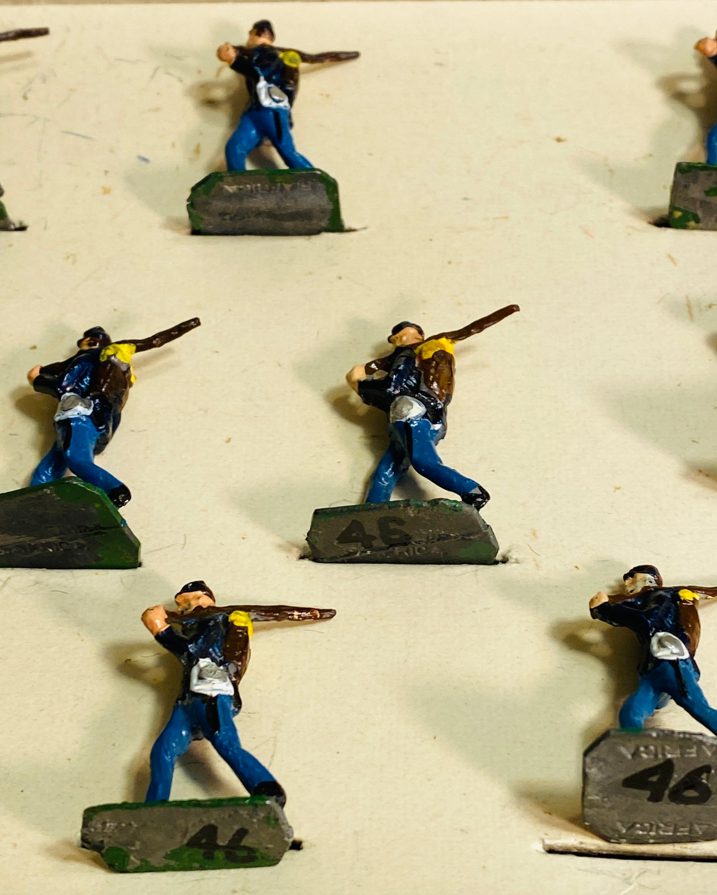 X - SAE 30mm  American Civil War Union Infantry Marching In Box