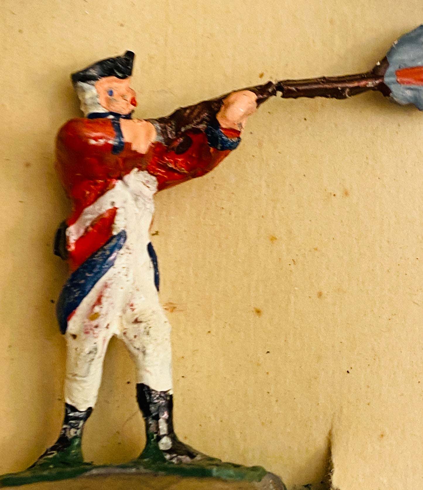 X - SAE 30mm British Line Infantry Firing- American Revolutionary War