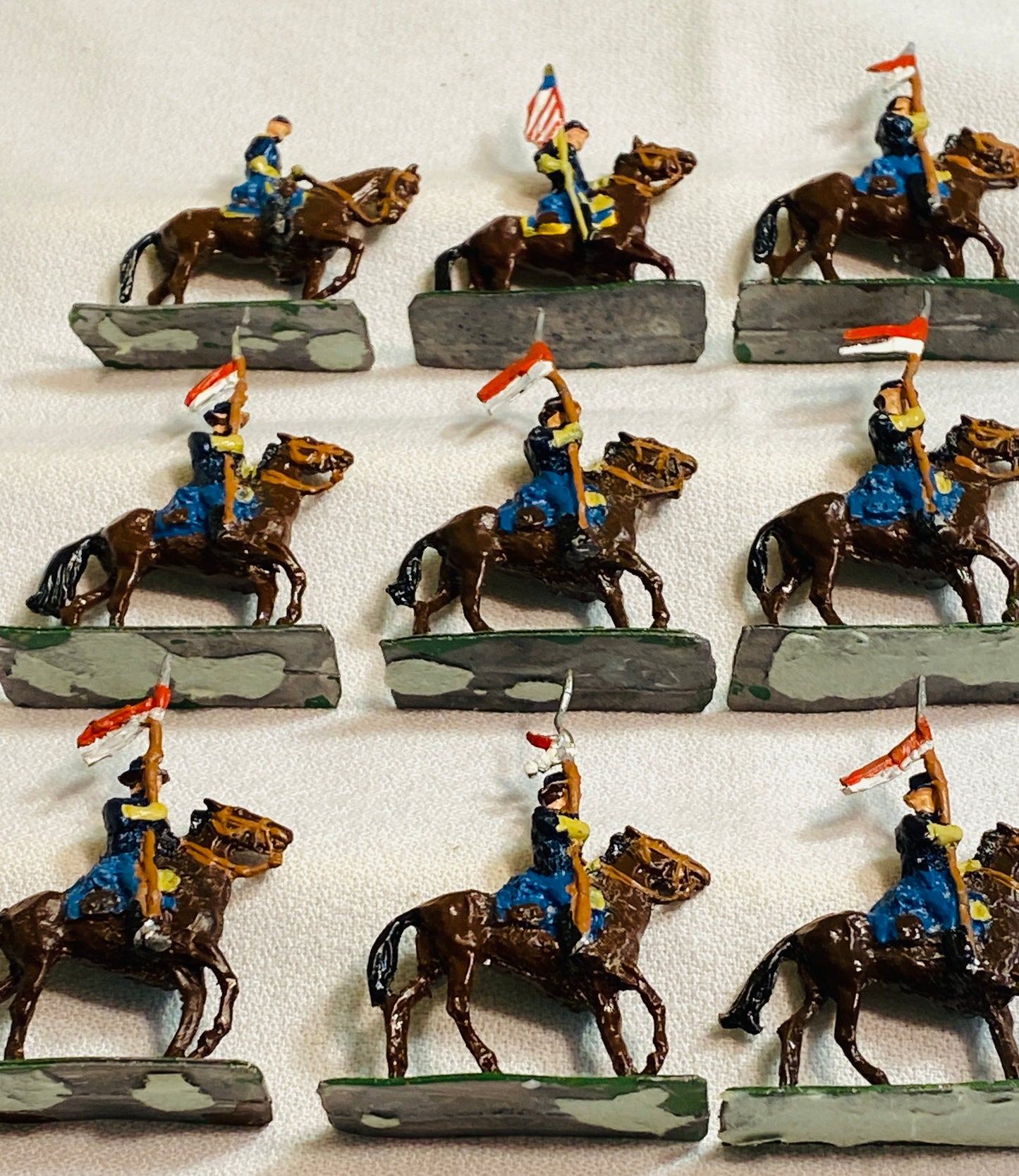 X- SAE 30mm  American Civil War Marching Union Cavalry Lancers