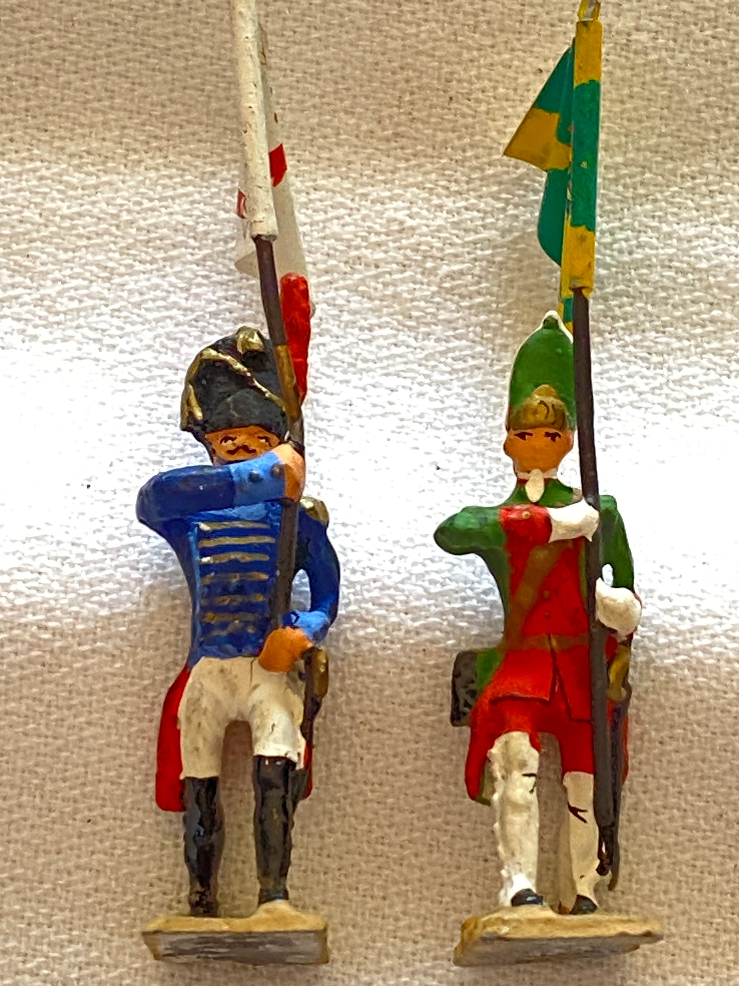 40mm Lead Napoleonic Flag Bearers Figures