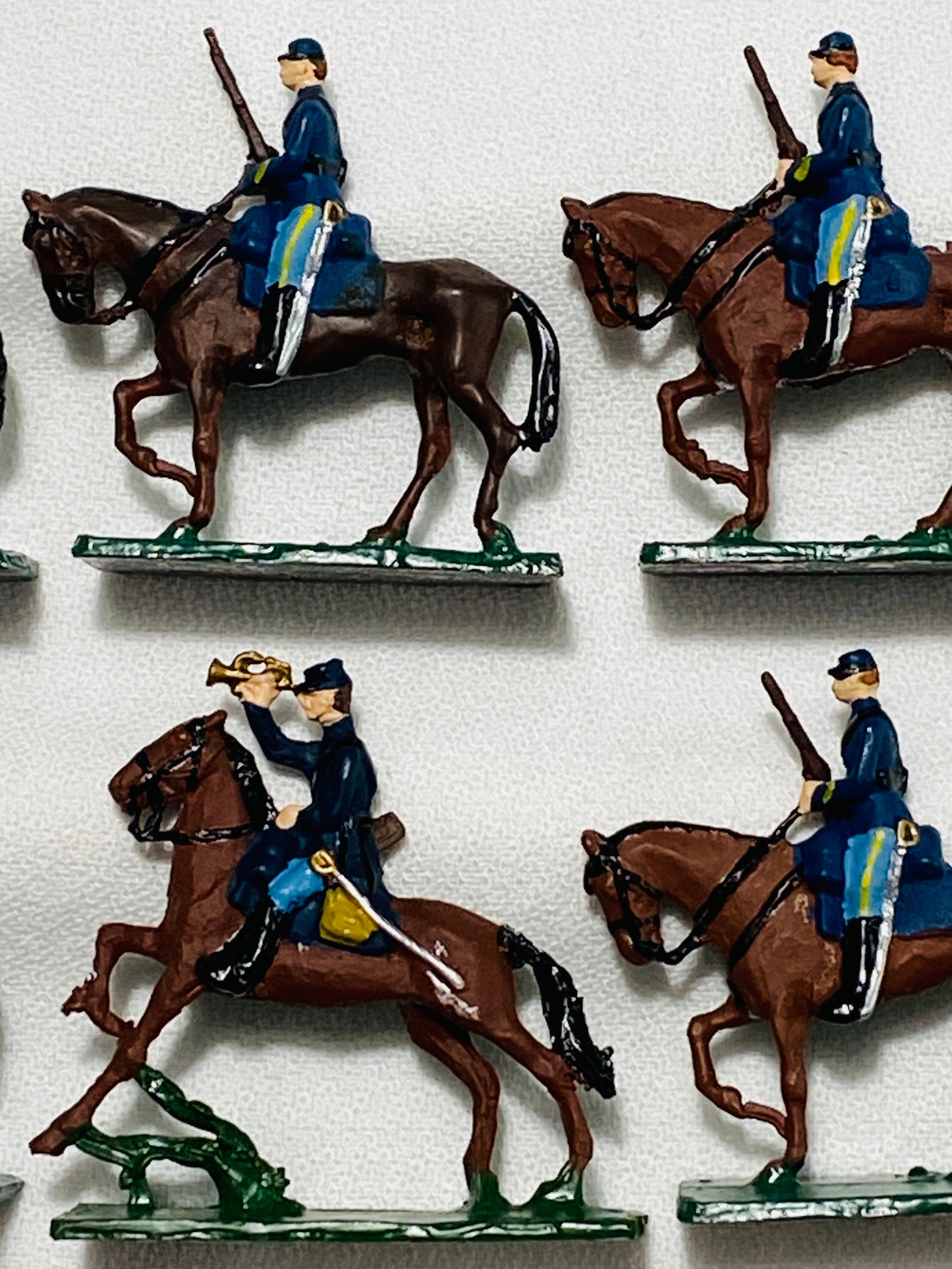 X- SAE Compatible 30mm ModelToys USA Civil War Union Cavalry Soldiers