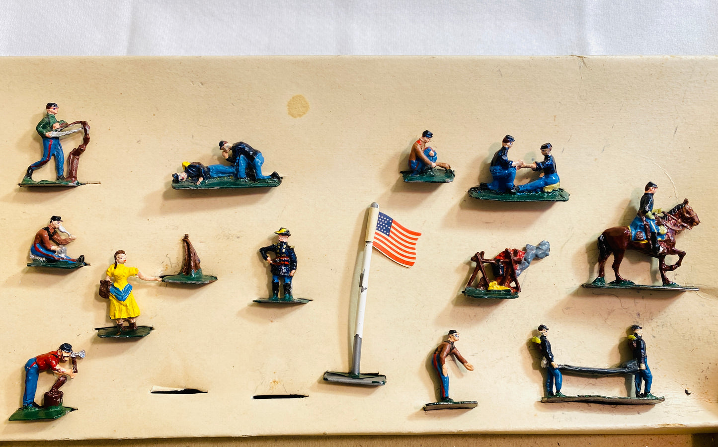 X- SAE 30mm  American Civil War Union Set No. 1067 Infantry Camp & Hospital Set w/ Box