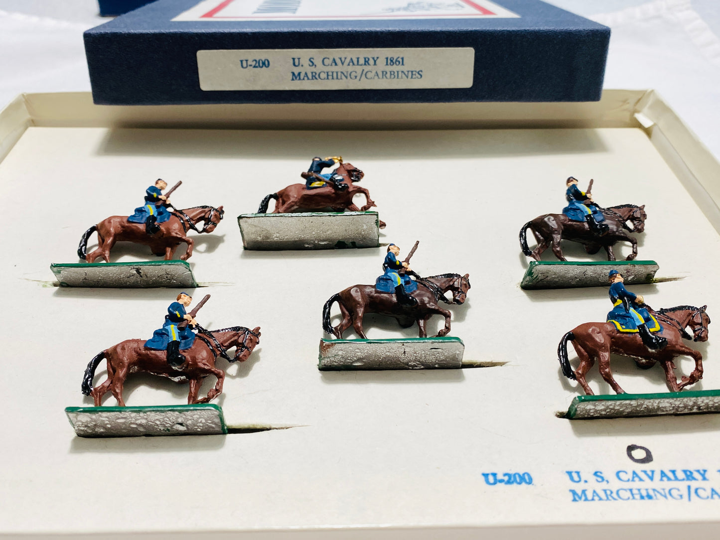 X- SAE Compatible 30mm ModelToys USA Civil War Union Cavalry Soldiers