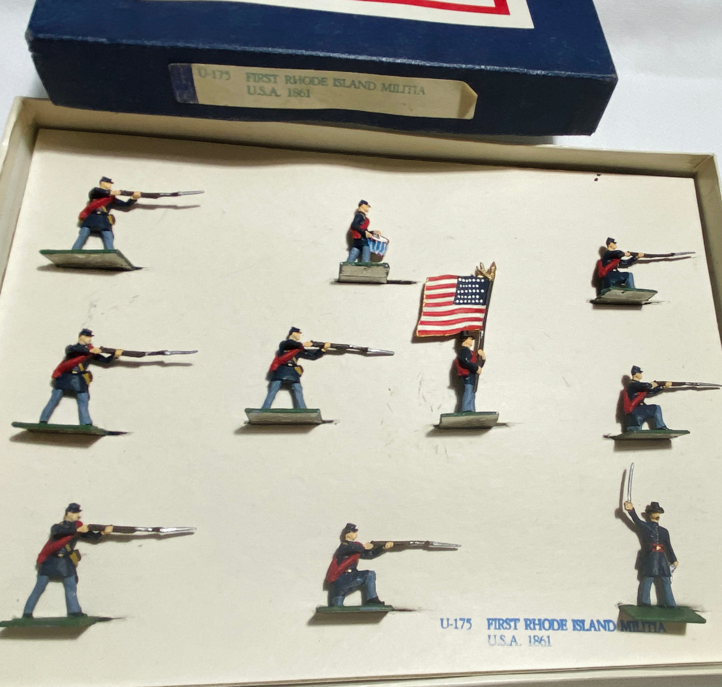 X- 30mm ModelToys USA SAE Compatible American Civil War Union Rhode Island Militia Infantry