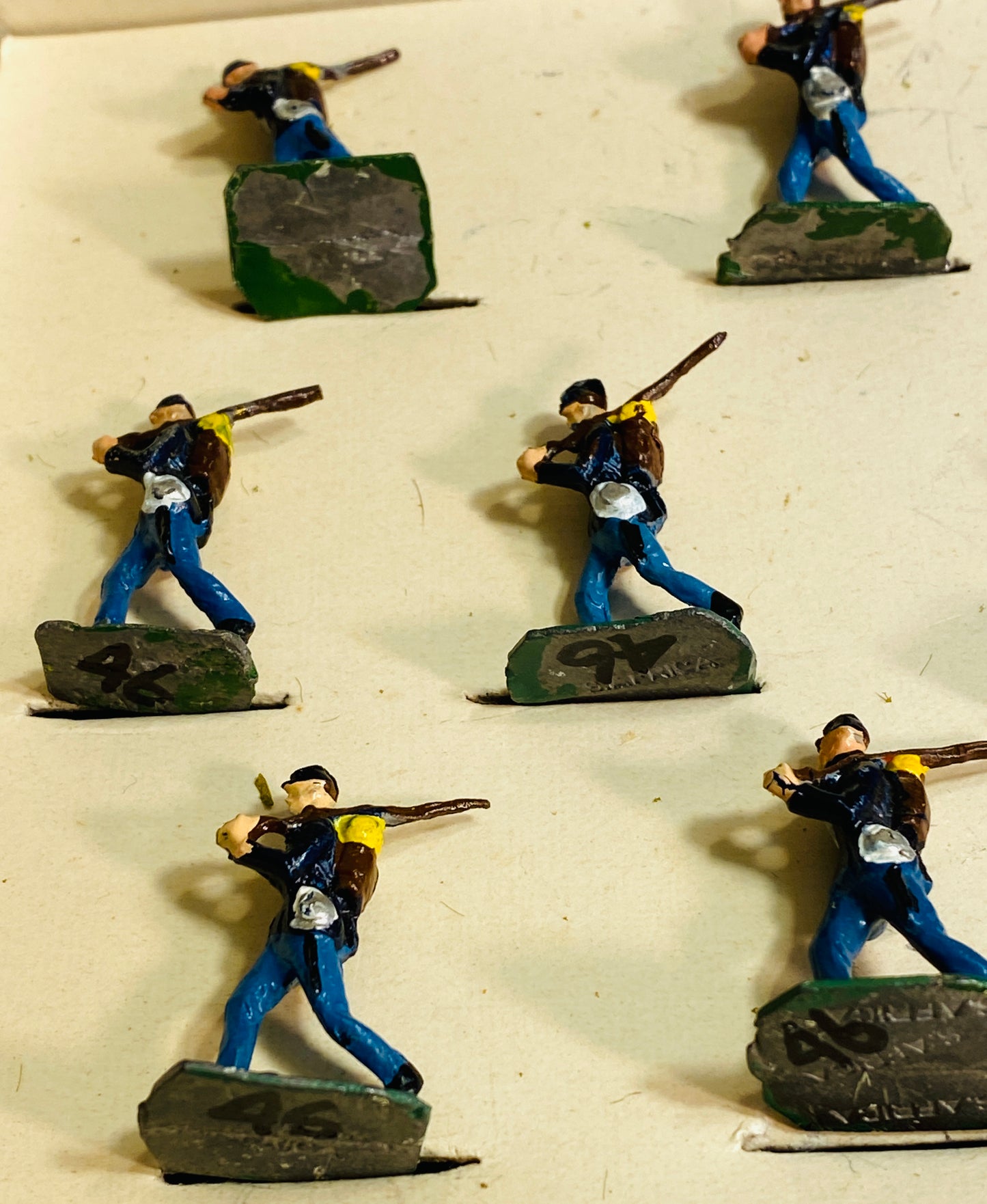 X - SAE 30mm  American Civil War Union Infantry Marching In Box