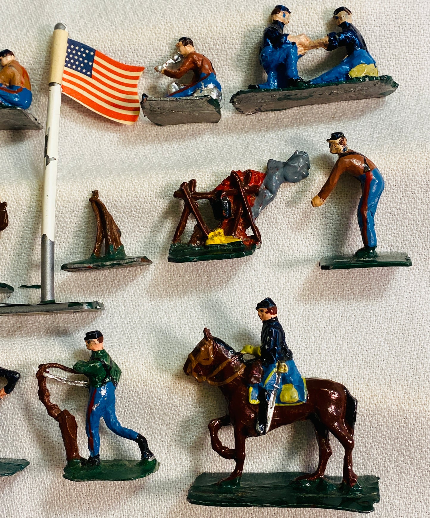 X- SAE 30mm  American Civil War Union Set No. 1067 Infantry Camp & Hospital Set w/ Box