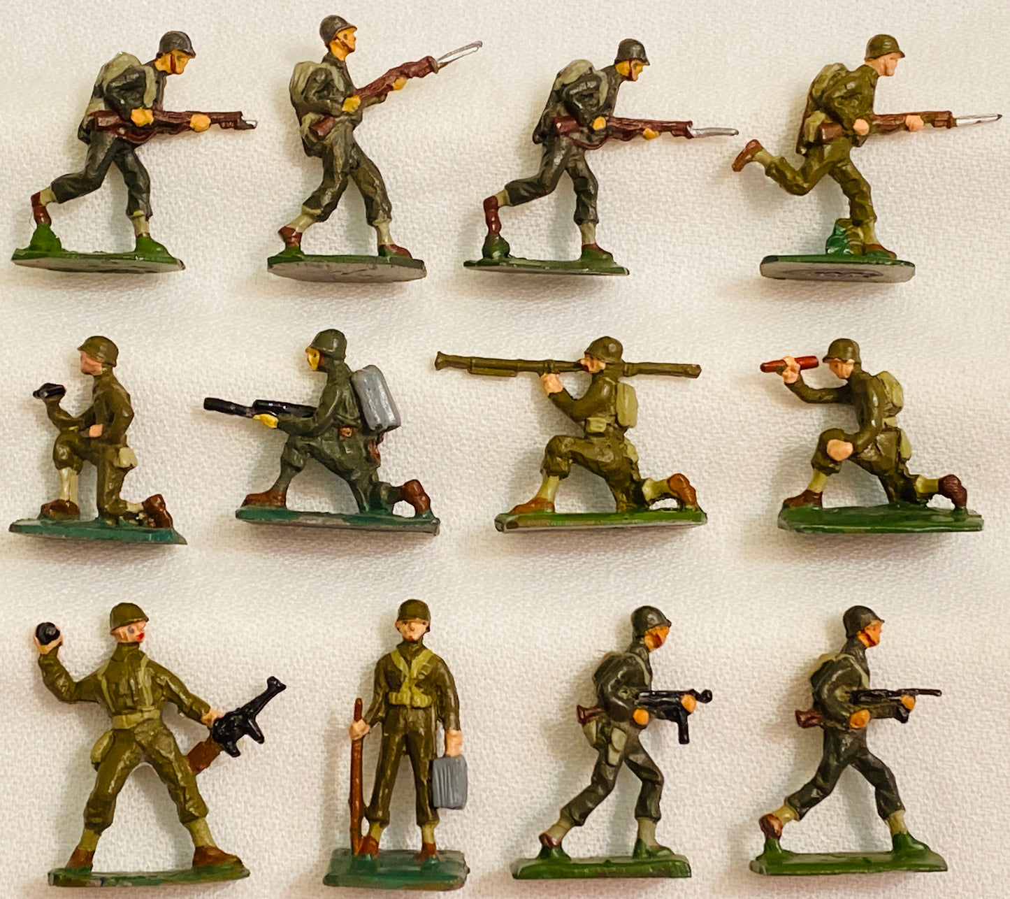 SAE 30mm  World War II American Infantry Action Soldiers