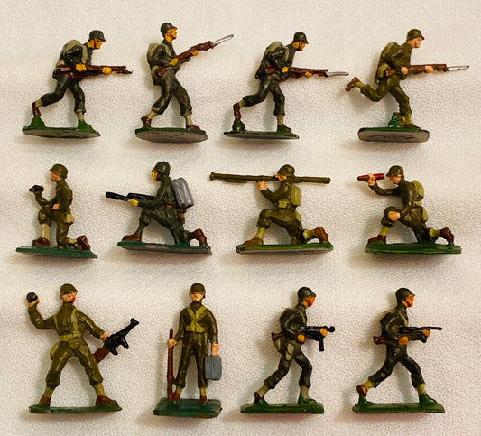 SAE 30mm  World War II American Infantry Action Soldiers