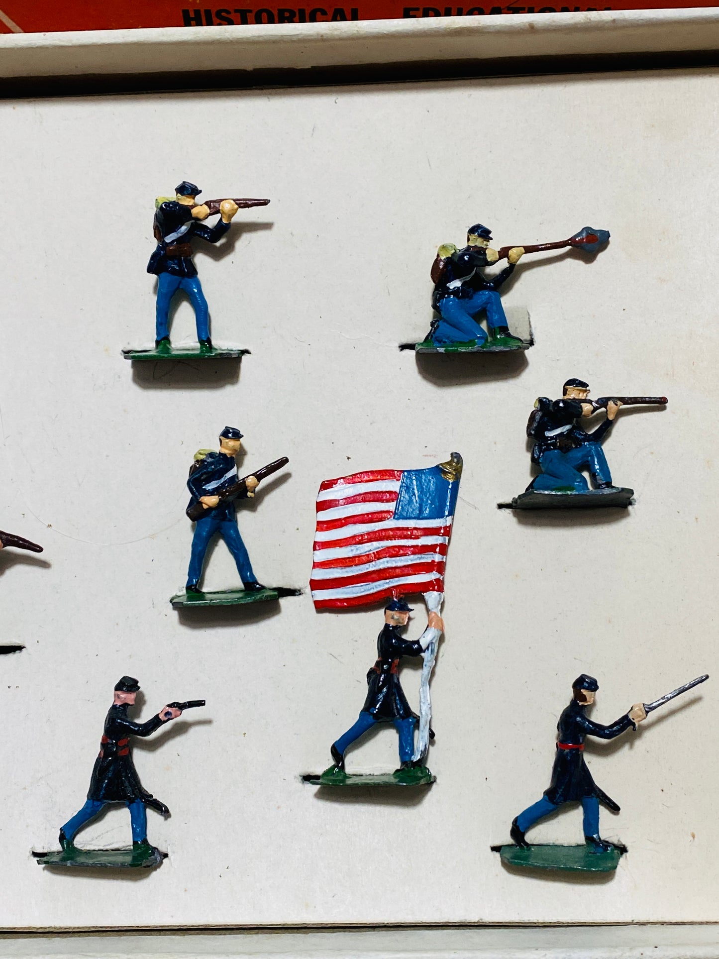 X SAE 30mm  American Civil War Federal Union LEAD Infantry Soldiers Union S Africa