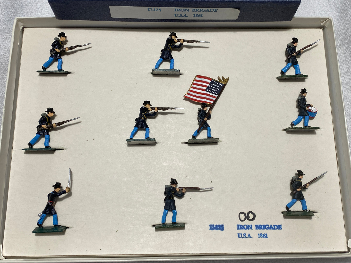 X- SAE Compatible 30mm ModelToys USA MODELTOY American Civil War Union IRON BRIGADE / Black Hat