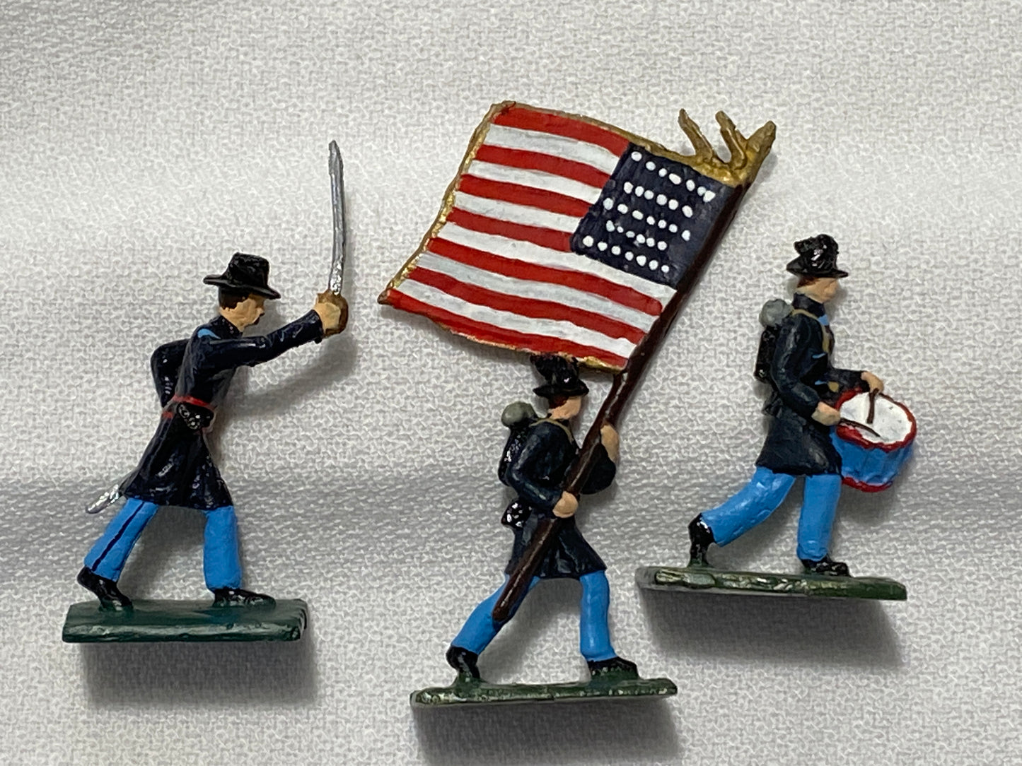 X- SAE Compatible 30mm ModelToys USA MODELTOY American Civil War Union IRON BRIGADE / Black Hat