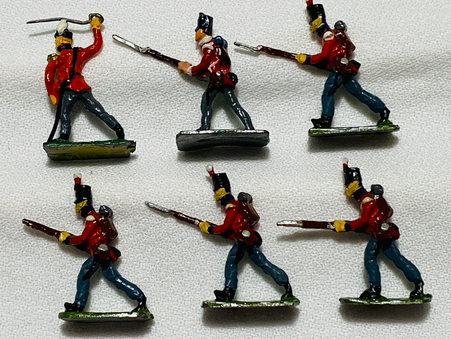 X Napoleonic War British SAE 30mm Infantry Figures