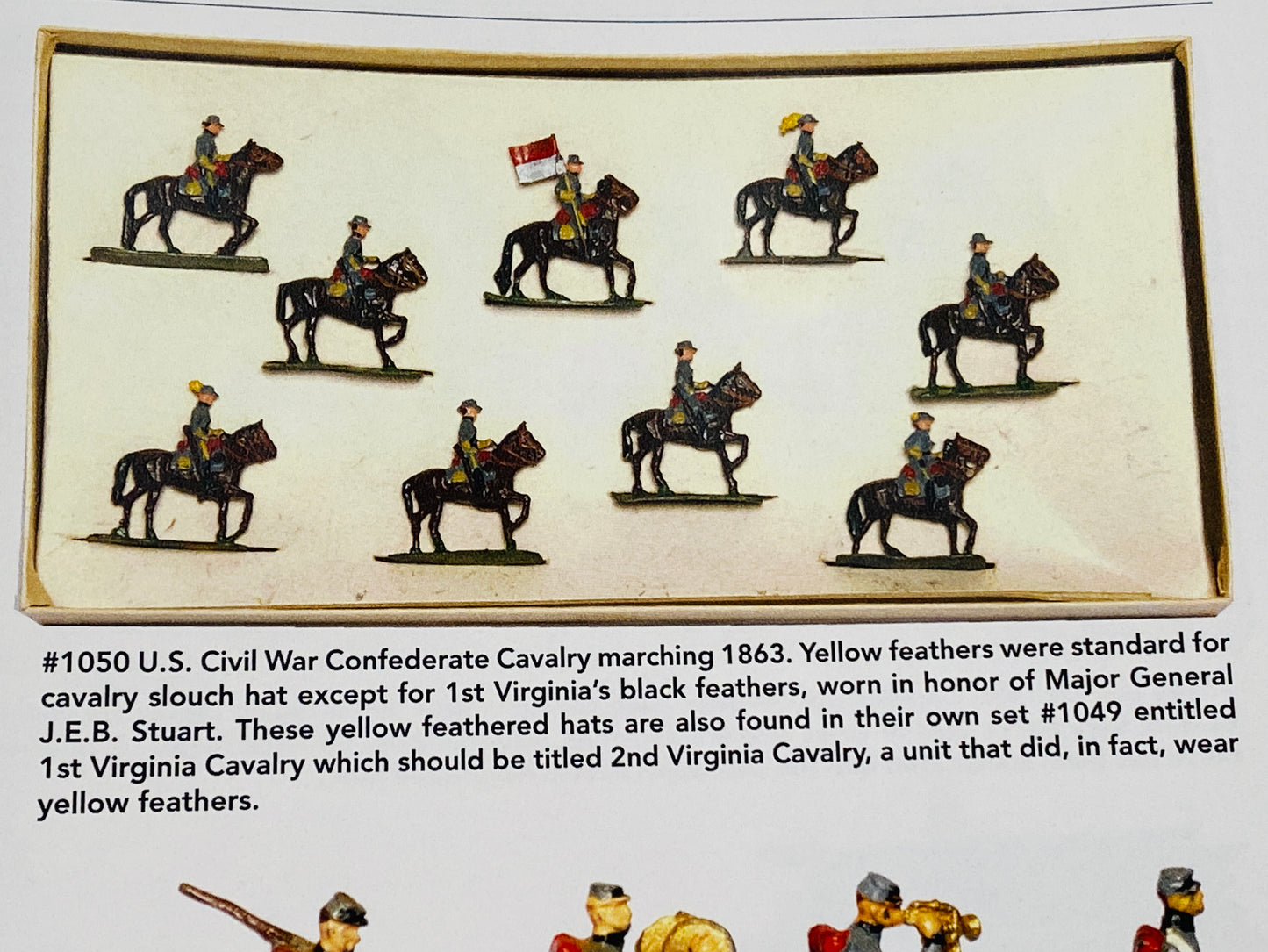 X- SAE 30mm  American Civil War 1st Virginia Confederate Cavalry Soldiers