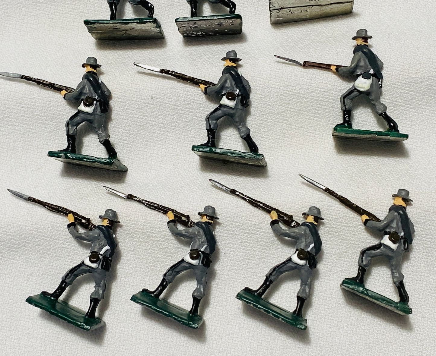 X- SAE Compatible ModelToys USA 30mm MODELTOY American Civil War Confederate TEXAS Infantry 1861