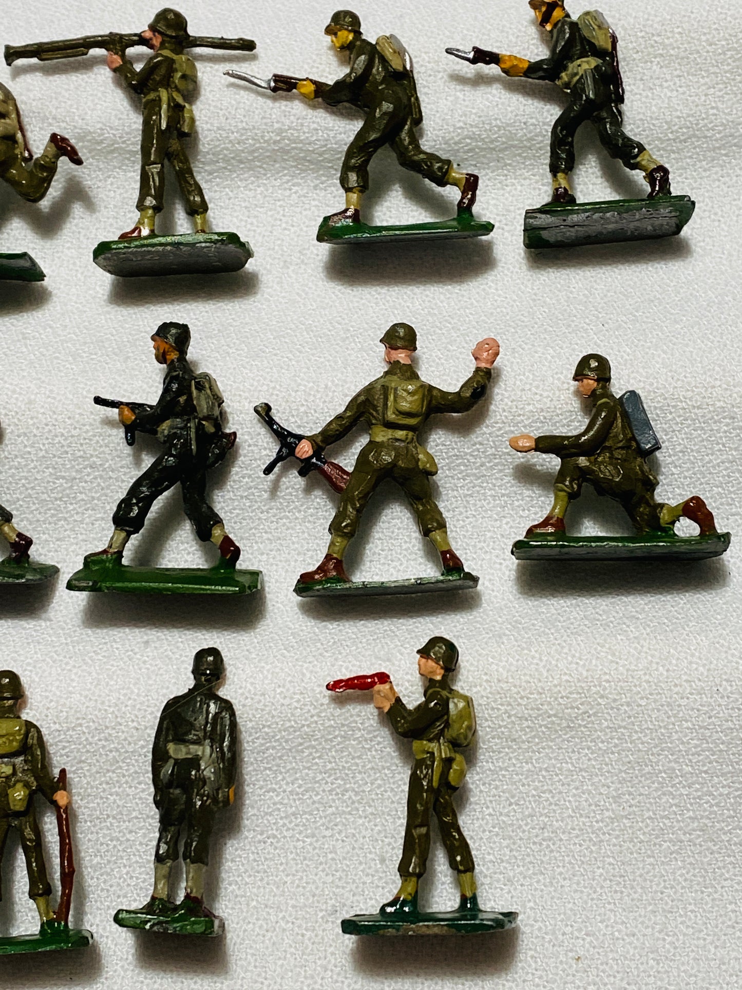 X SAE 30mm  World War II American Infantry Action Soldiers