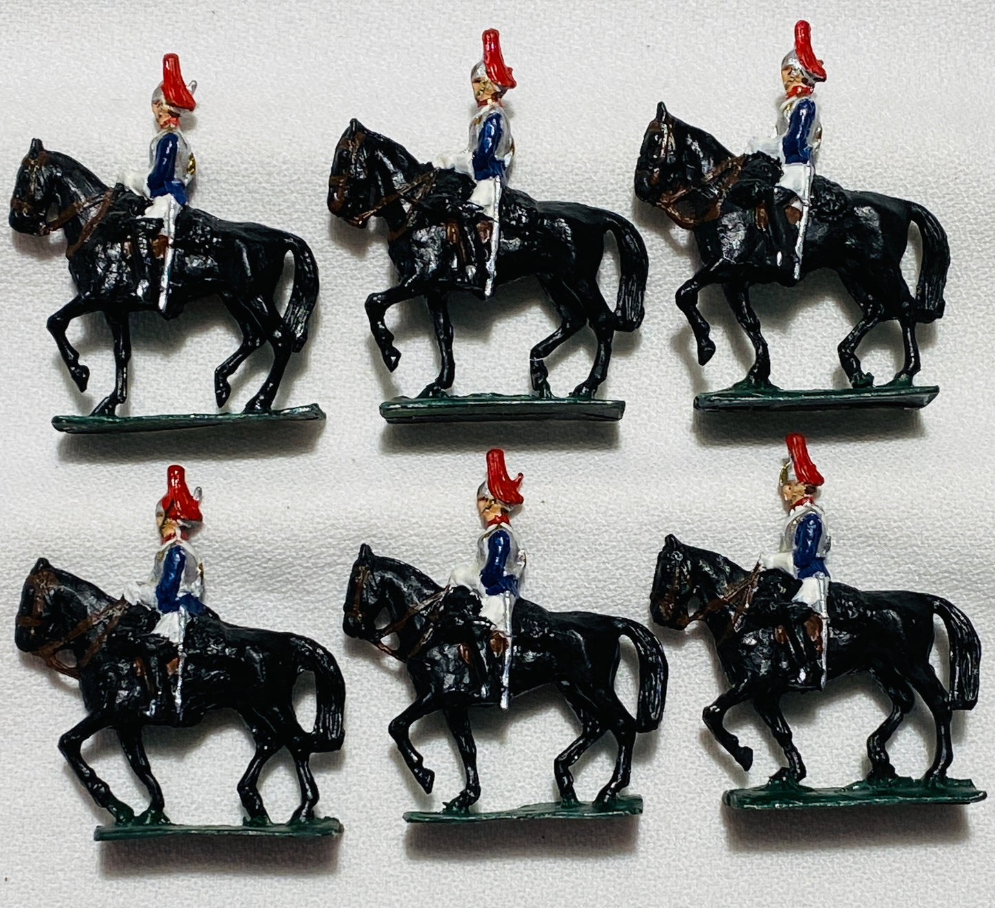 X - SAE 30mm British Household Cavalry Horse Guards #70 Lead Soldiers Union S Africa