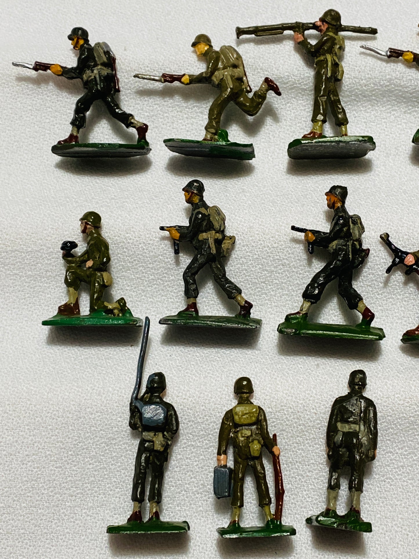 X SAE 30mm  World War II American Infantry Action Soldiers