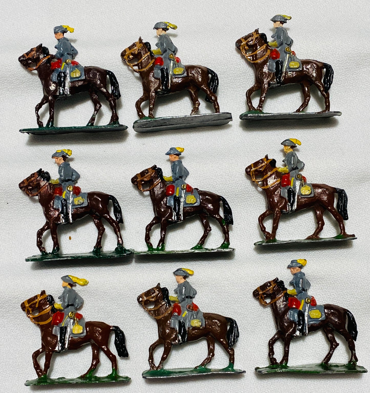 X- SAE 30mm  American Civil War 1st Virginia Confederate Cavalry Soldiers