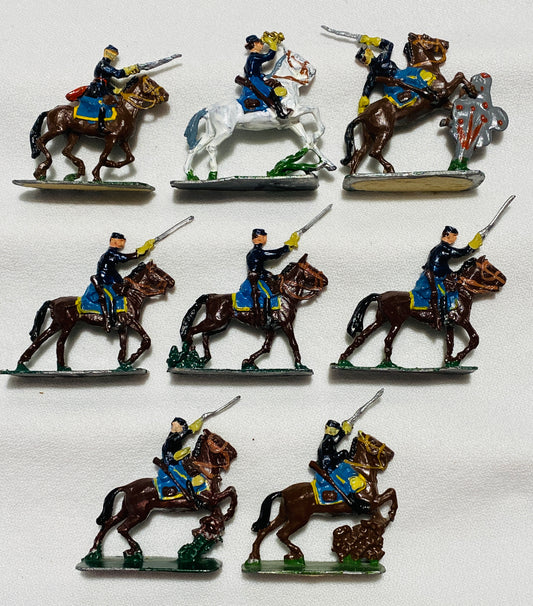 X- SAE 30mm American Civil War Federal Cavalry Soldiers