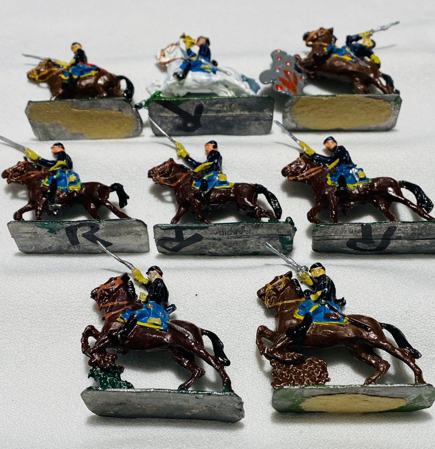 X- SAE 30mm American Civil War Federal Cavalry Soldiers