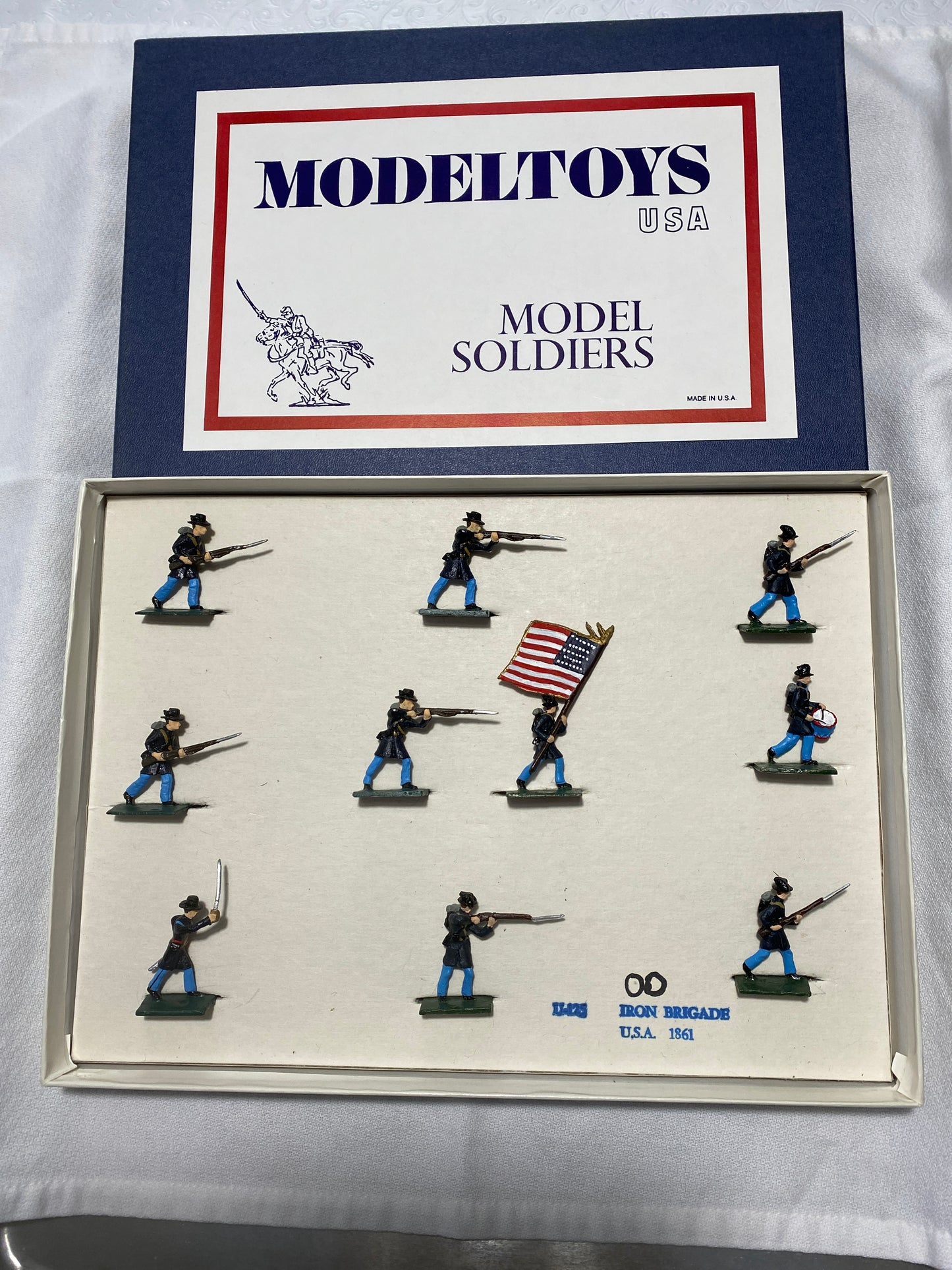 X- SAE Compatible 30mm ModelToys USA MODELTOY American Civil War Union IRON BRIGADE / Black Hat