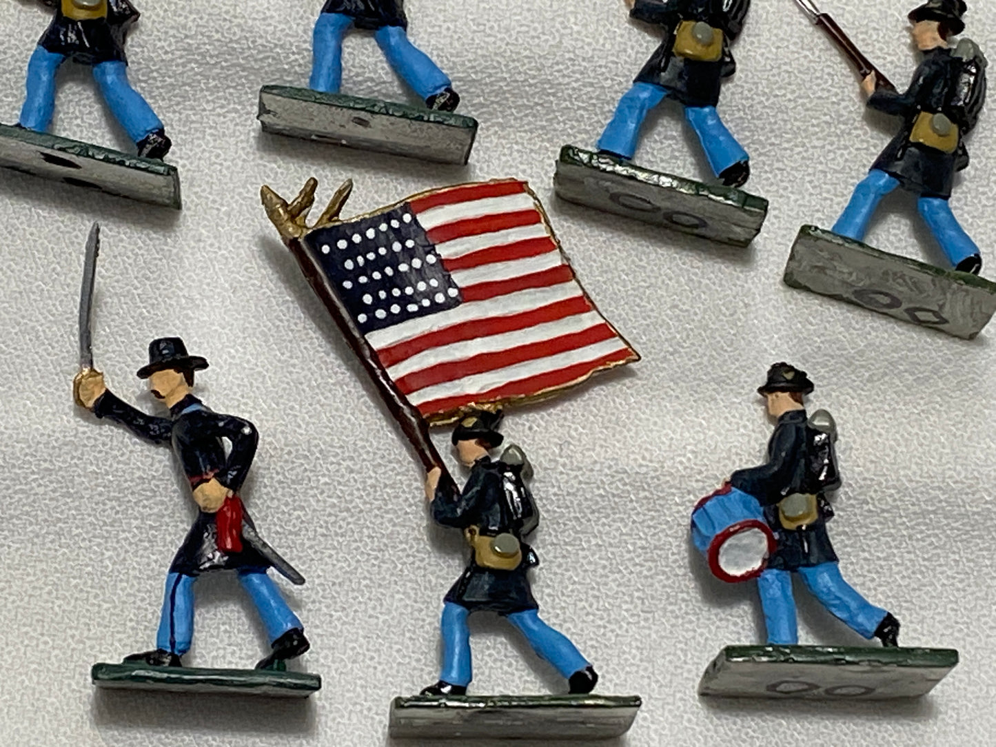 X- SAE Compatible 30mm ModelToys USA MODELTOY American Civil War Union IRON BRIGADE / Black Hat